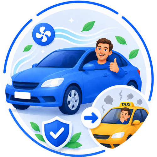 No More Stuffy Taxis